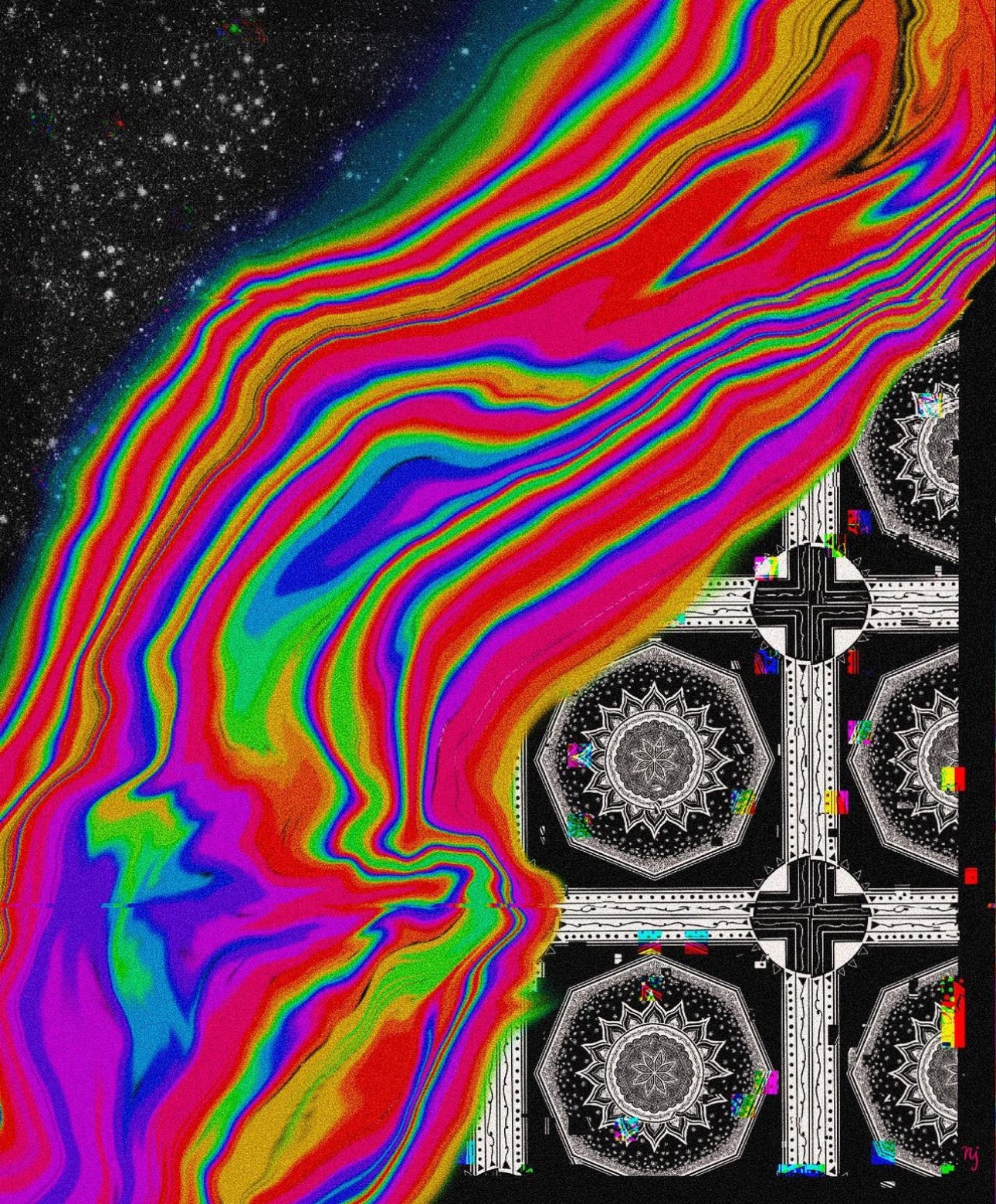 Abstract Pattern in Space 1