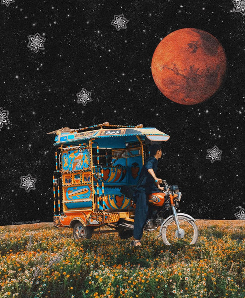 Rickshaw in space